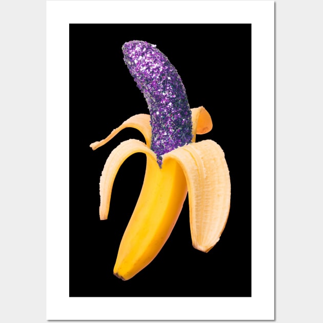 Glitter banana Wall Art by byb